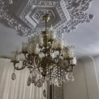 لوستر اویز سقفی برنزی|لوستر و چراغ آویز|ری, شهادت|دیوار