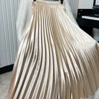 دامن ساتن پلیسه