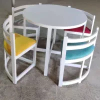 ناهارخوری کم جا|میز و صندلی غذاخوری|لار, |دیوار