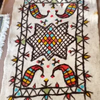 فرش نمدی طبی بروجردی ۱۸۰×۱۲۰(درحد نو )