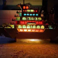 ماکت دکوری کشتی / چراغ خواب / دست ساز