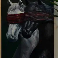 تابلو اسب سایز ۶۰ در ۸۰