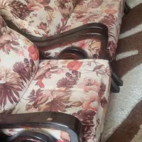 مبل راحتی 4 نفره تمام چوب اصل حتی زیره کار|مبلمان خانگی و میز عسلی|تهران, باشگاه نفت|دیوار