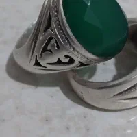 انگشتر عقیق سبز|جواهرات|طرقبه, |دیوار