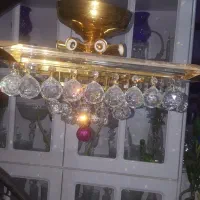 لوستر کریستال شیک ومدرن|لوستر و چراغ آویز|کرمانشاه, |دیوار