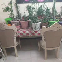 مبلمان استیل هشت نفره با میزغذاخوری هشت نفره|مبلمان خانگی و میز عسلی|پردیس, فاز ۱۱|دیوار