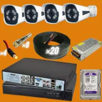 ..4 عدد دوربین بولت 5 مگا پیکسل برند .TYCO.TECH