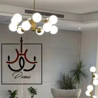 لوستر مینی‌مال (برند لوسترروما)ست کامل موجود|لوستر و چراغ آویز|فردیس, |دیوار
