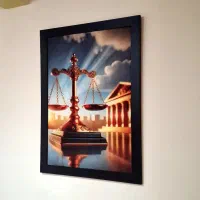 تابلو فرشته عدالت|تابلو، نقاشی، عکس|بابل, |دیوار