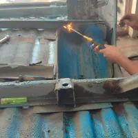 جوشکاری،اهن کشی ،پوسیدگی شاسی ماشین