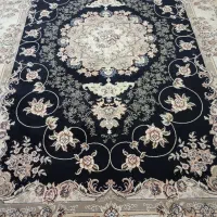 یک تخته فرش ۶متری ویک تخته فرش۹ متری سورمه ای کرمی