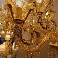 لوستر کریستالی مورانو|لوستر و چراغ آویز|باقرشهر, |دیوار