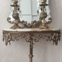 آیینه و شمعدان برنجی|آینه|ری, دولتآباد|دیوار