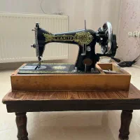 چرخ خیاطی همراه با میز چرخ