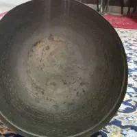 جام ظرف میوه قدیمی مس وبرنج اب کاری نقره|کلکسیون اشیاء عتیقه|تهران, بنی‌هاشم|دیوار