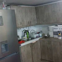 کابینت فلزی بالا و پایین با سینک