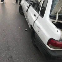 پراید تصادفی کم ضربه