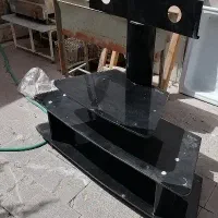 میز تلویزیون شیشه ای درجه یک واقعا در حد نو|میز تلویزیون|برخوار, |دیوار