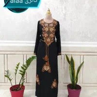 نخی ماکسی کودری خارجی گلدوزی شده|لباس|اهواز, بهارستان|دیوار