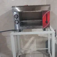 گریل سالاماندر گازی رومیزی (تمام استیل)