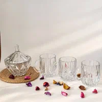 قندان و ظروف بلور نوری با قیمت استثنایی