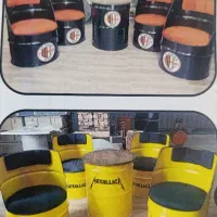 صندلی و مبل بشکه ای|صندلی و نیمکت|بندر انزلی, شالیور|دیوار