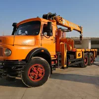 بنز زیرمایلر 402  با جرثقیل وینچی