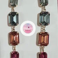 گواشواره تمام نگین برند ای ام