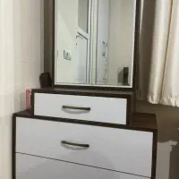 تخت خواب دونفره و میز آرایش|تخت و سرویس خواب|سنندج, |دیوار