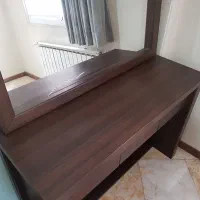 سرویس خواب کیش چوب به همراه آینه و میز آرایش|تخت و سرویس خواب|تهران, اختیاریه|دیوار