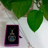 زیور آلات فیروزه کوبی روی مس و نقره|بدلیجات|سامان, |دیوار