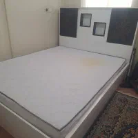 ست کامل تخت خواب دو نفره با تشک + دراور + پاتختی|تشک تختخواب|تهران, شهرک رضویه|دیوار
