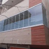اجرای سیستم بالکن شیشه ای|مصالح و تجهیزات ساختمان|میانه, |دیوار