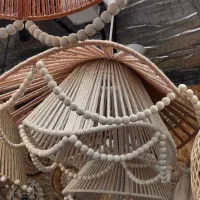 فروش لوستر مکرومه و بوهمی / بهترین کیفیت