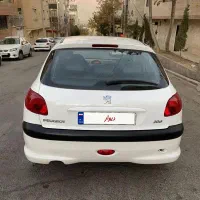 پژو 206 تیپ دو سفید درحد