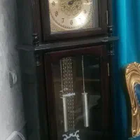 آینه و شمعدان پلی استر و ساعت قدی|بوفه، ویترین، کنسول|تاکستان, |دیوار