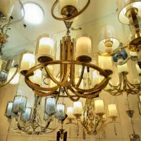 لوستر عصایی تک رینگ شاخه ای ۸۰۰