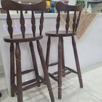 دو عد صندلی اپن چوبی|صندلی و نیمکت|قزوین, |دیوار