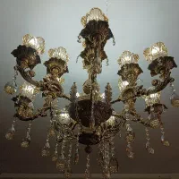 لوستر برنجی