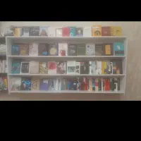کتابخانه زیبای دیواری ام دی اف|کتابخانه، شلف، قفسه‌های دیواری|اصفهان, اشکاوند|دیوار