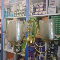 لوستر ۵ شاخه طلایی