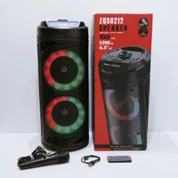 اسپیکر 13 اینچ بلوتوثی ZQS6212 میکروفون و کنترل|سیستم صوتی خانگی|رشت, کوی طالقانی|دیوار