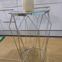 میز فلزی صفحه آیینه سالم