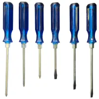 ست پیچ گوشتی 6 عددی ضربه و آچار خور کارولTAIWAN.D