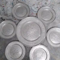 بشقاب مسی قدیمی