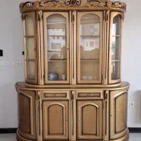 ویترین دو تکه تمام چوب راش