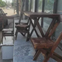 میز و صندلی تاشو مسافرتی تمام چوب