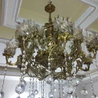 لوستر برنج|لوستر و چراغ آویز|اسلام‌شهر, شهرک قائمیه|دیوار