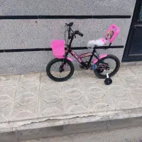 دوچرخه 16 دخترانه صورتی