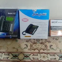 تلفن وپایه مکرفون کوچک